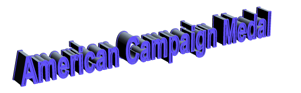 American Campaign Medal